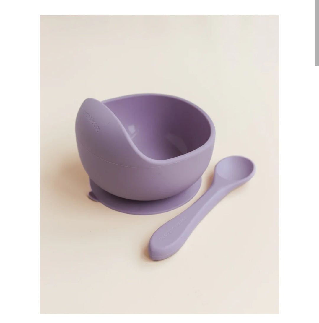 Bowl & Löffel Set - Lavendel