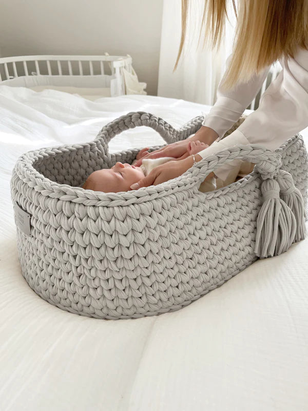 Baby basket - Moon Grey