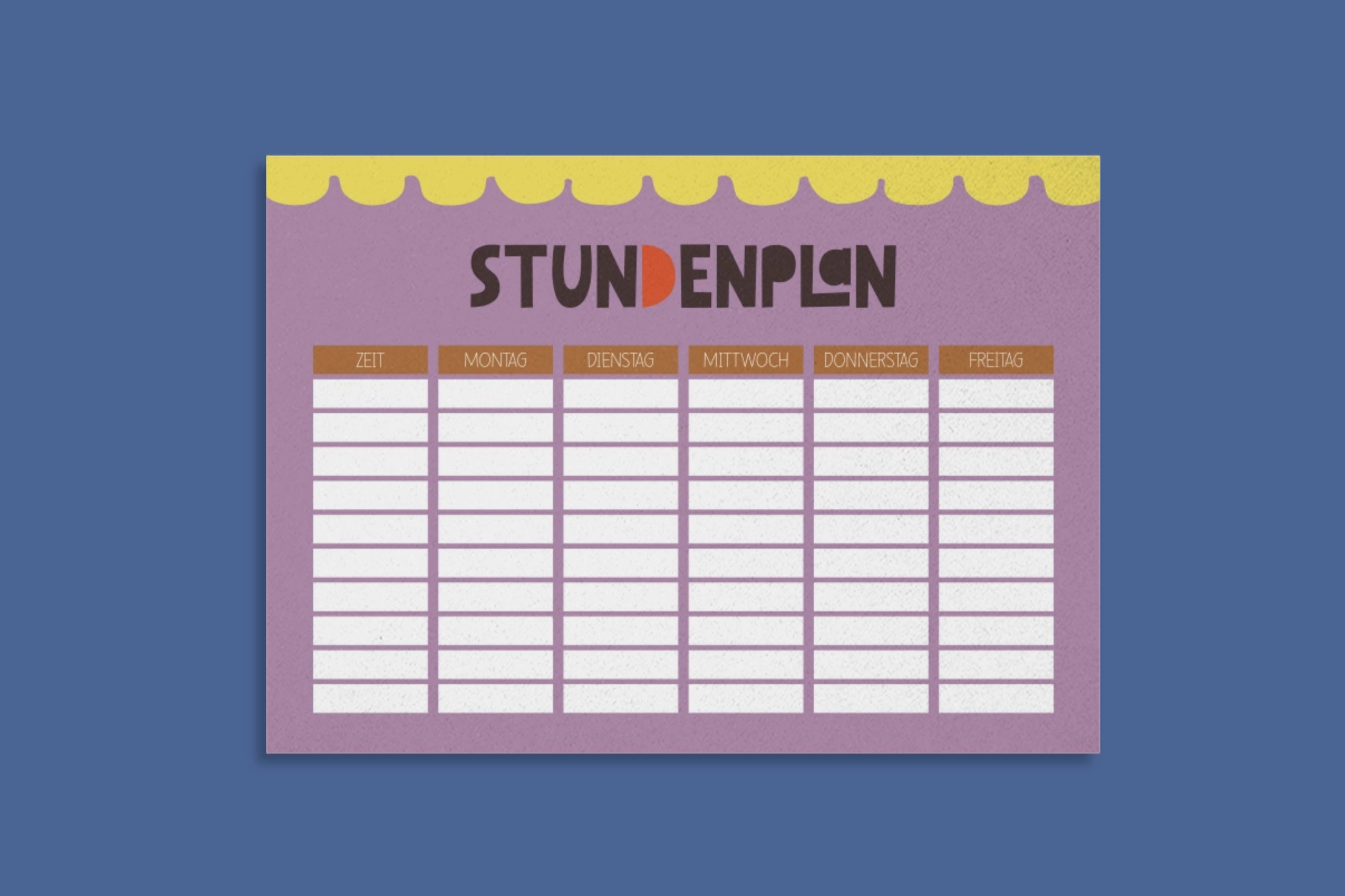 Stundenplan -  