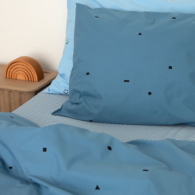 Bettbezug 'Blocks' - Blau