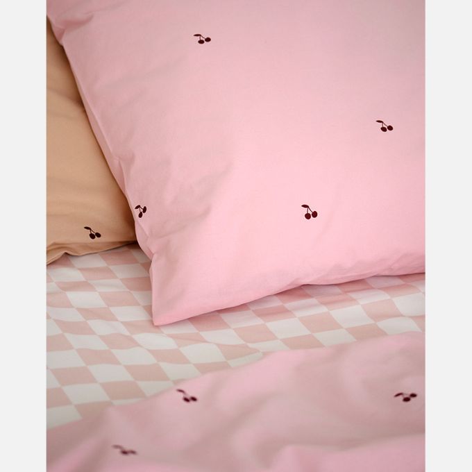 Bettbezug 'Kirschen' - Pink
