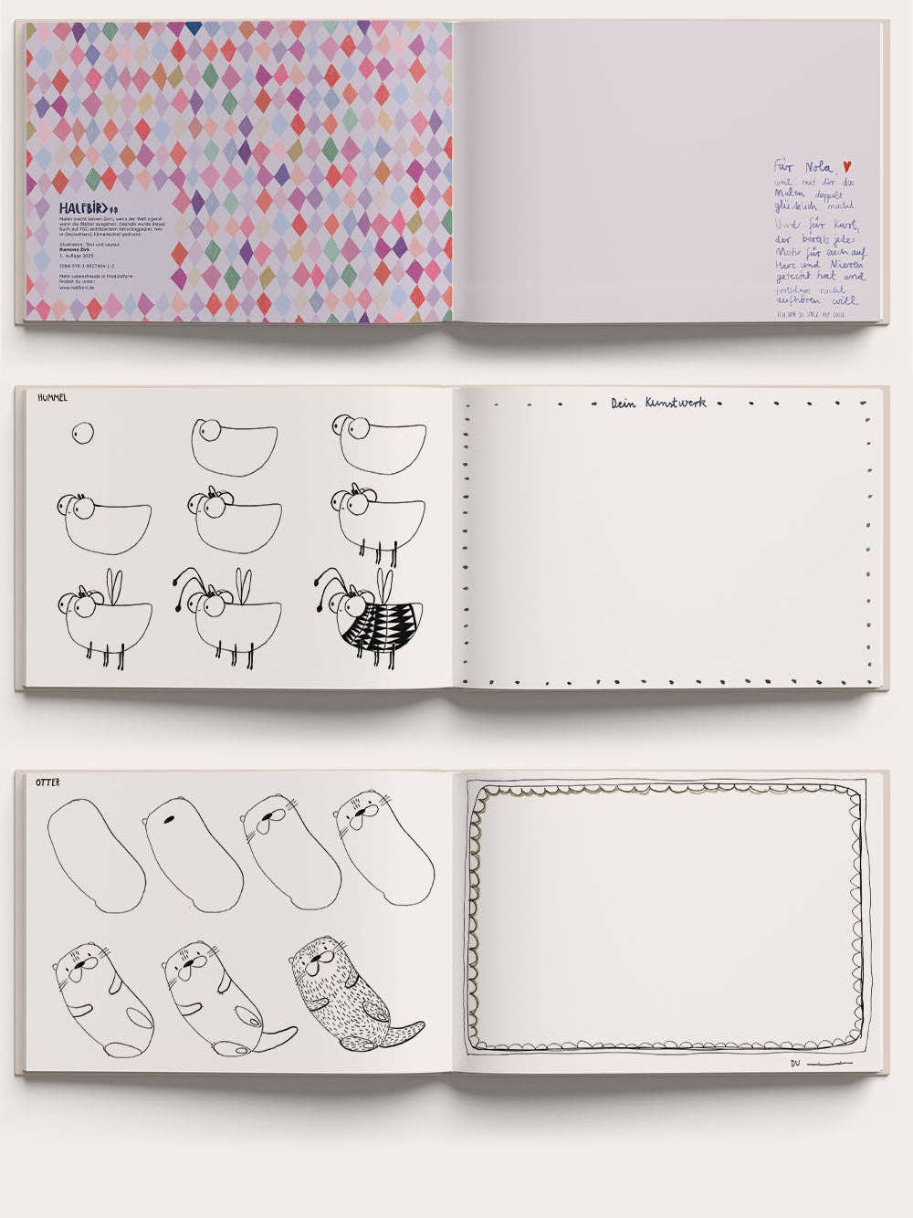 Krummtierbuch 2.0 - Malen Schritt für Schritt