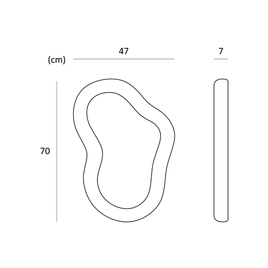 Marine Mirrow - Kaffeebraun