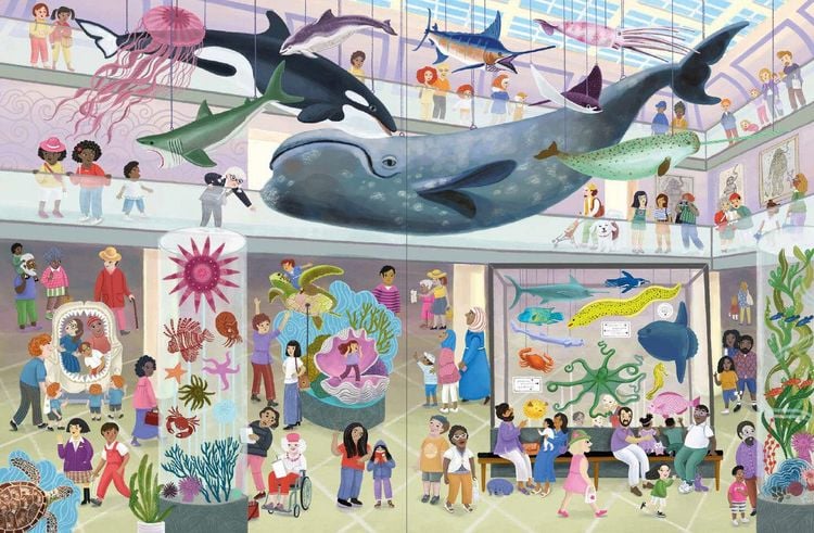 Ein Tag im Museum - Wimmelbuch