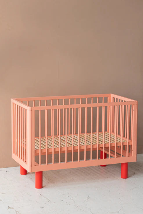 Babybett 'Knox Kollektion' - Pink/Rot *PRE ORDER