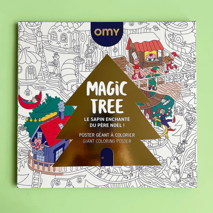 Magic Tree - Riesen Ausmalposter