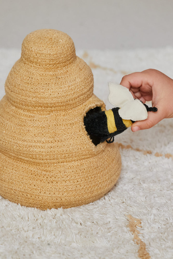 Waschbarer Spielteppich - Bienenstock