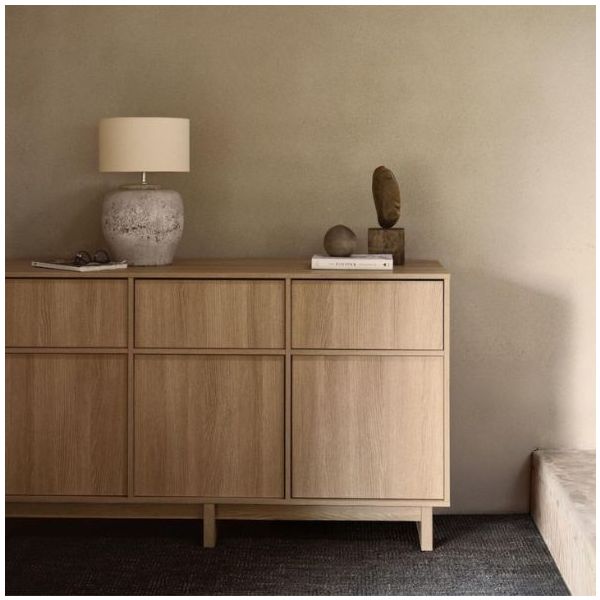 'Kyo' Sideboard / Wickelkommode XL - Honey Ash