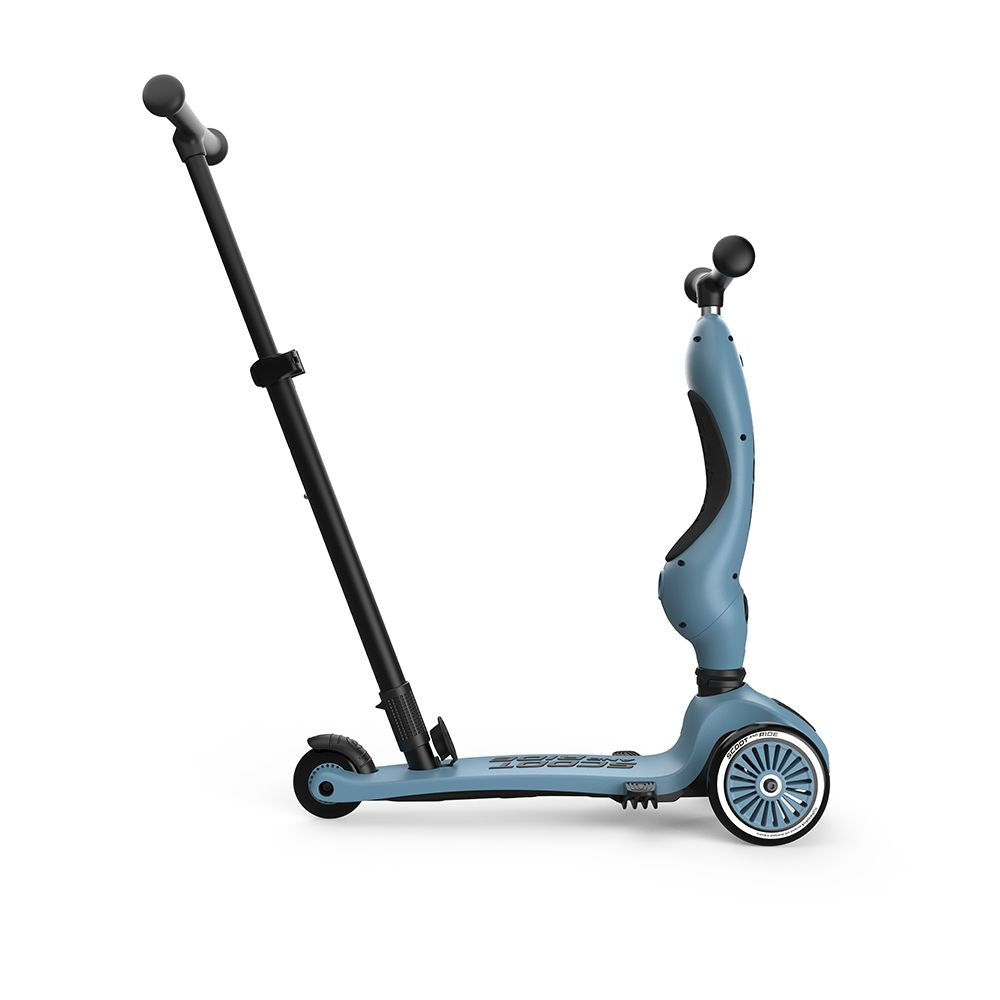 Highwaykick 1- Push and Go Scooter 'Steel'