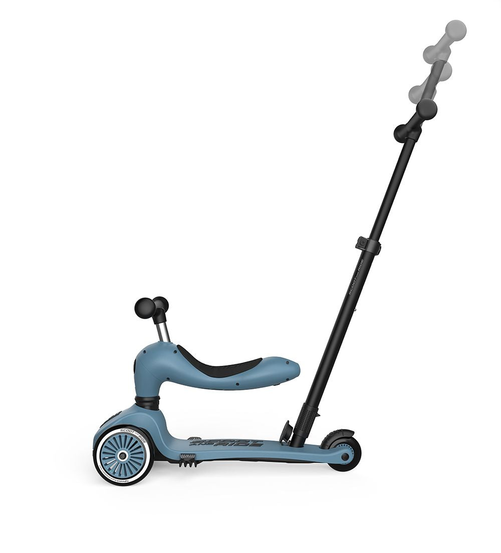 Highwaykick 1- Push and Go Scooter 'Steel'