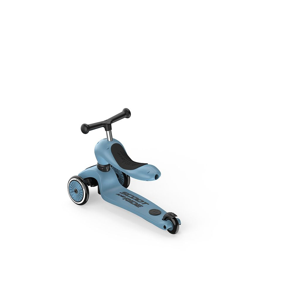 Highwaykick 1- Push and Go Scooter 'Steel'
