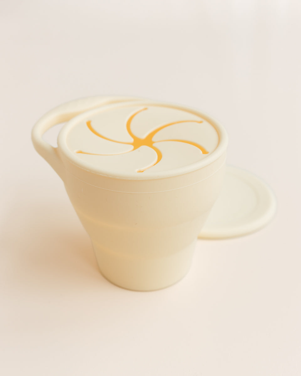 Faltbarer Snack Becher - Butter