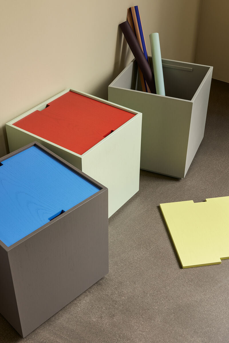 Vault - Aufbewahrungsbox hellgrün/ rot