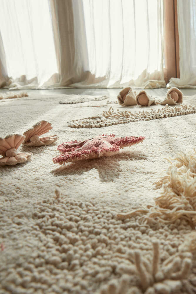 Waschbarer Teppich- Meeresgrund