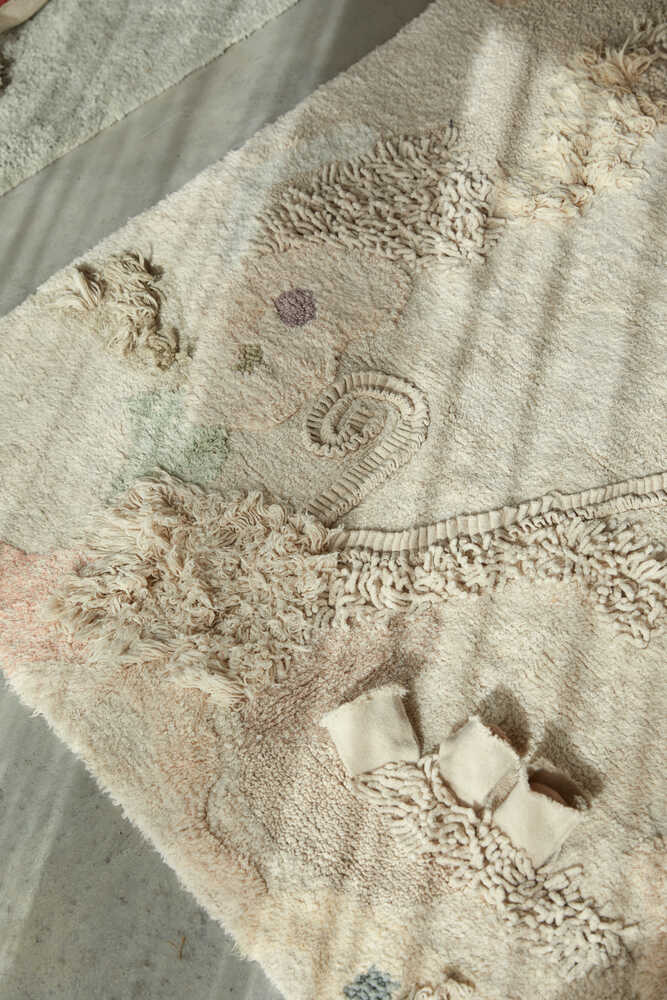 Waschbarer Teppich- Meeresgrund