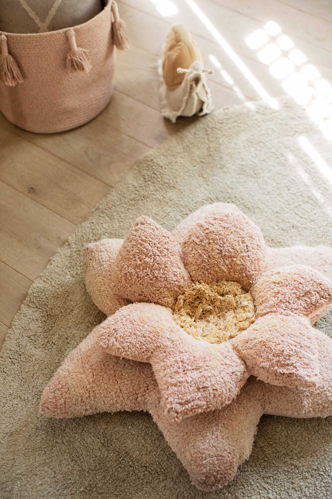 Waschbarer Teppich - Puffy Wasserlilie