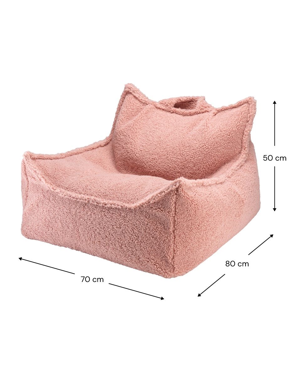 Bean Bag 'Sitzsack' - Teddy 'Guave Pink'